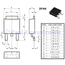 Микросхема LM1117DT-1,8 (1V8) (DPAK)
