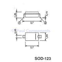 Транзистор PNP 25V 0.2A S8550-2TY