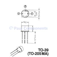 Транзистор PNP 60V 0.6A 2N2905A
