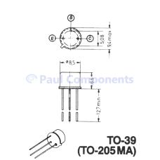 Транзистор PNP 60V 0.6A 2N2905A